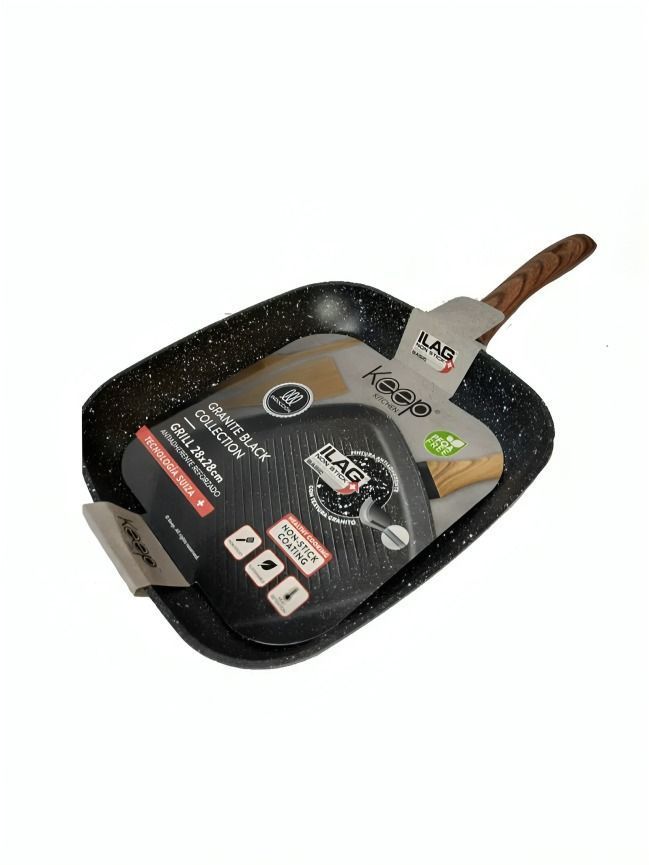 GRILL PAN 28CM KEEP GRANITE LINE-1