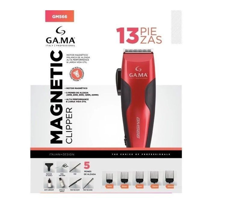 Cortadora de pelos Gama Gm566-RW 13 Piezas Corta pelos-6