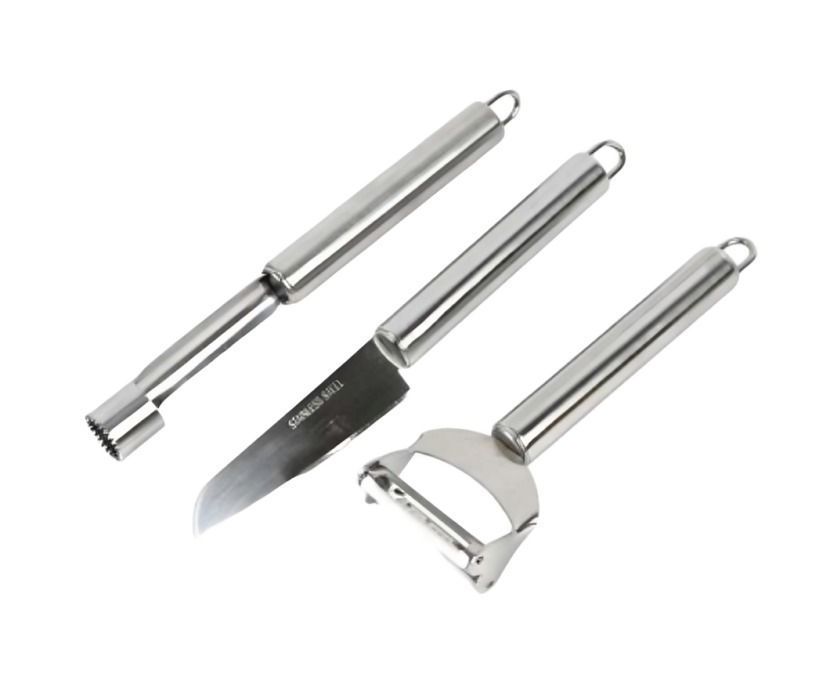 Set 3 Piezas Cuchillo Descorazonador y Pelador-0