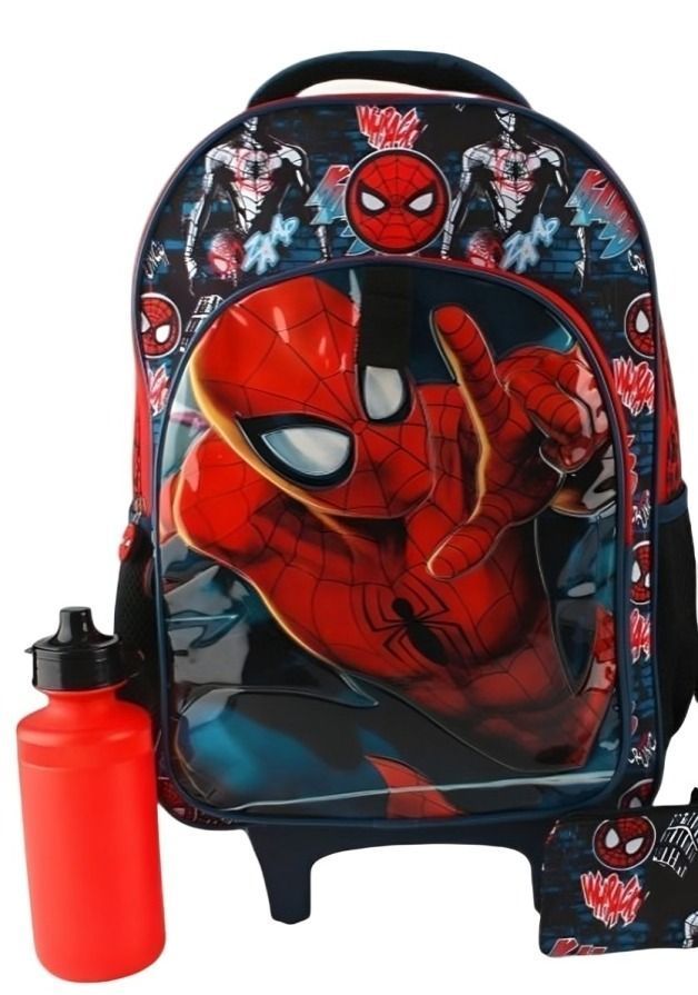 Mochila escolar set de 4 piezas (mochila + estuche  + lonchera+ termo) Disney-1