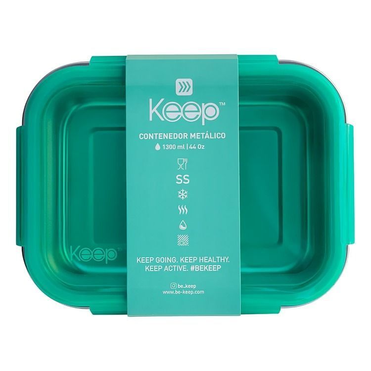 HERMETICOS METALICOS 650 ML KEEP VERDE-3