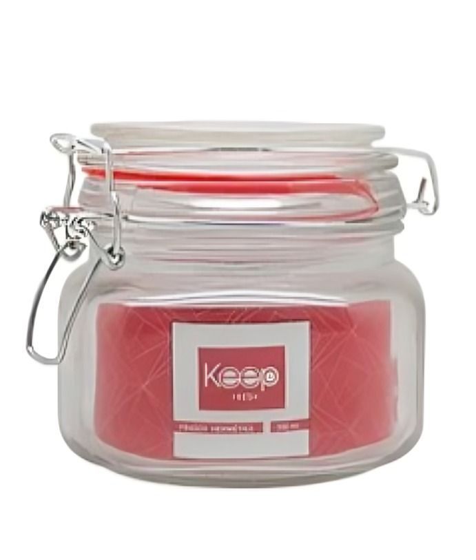 FRASCO HERMETICO KEEP 500 ML ROJO-0