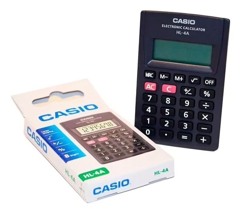 Calculadora CASIO 8 diguitos HL820LV-0