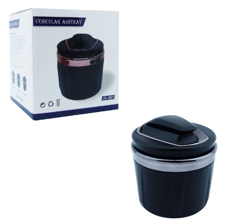 CENICERO PARA AUTO PORTATIL CON LUZ LED PORTA MONEDA-1