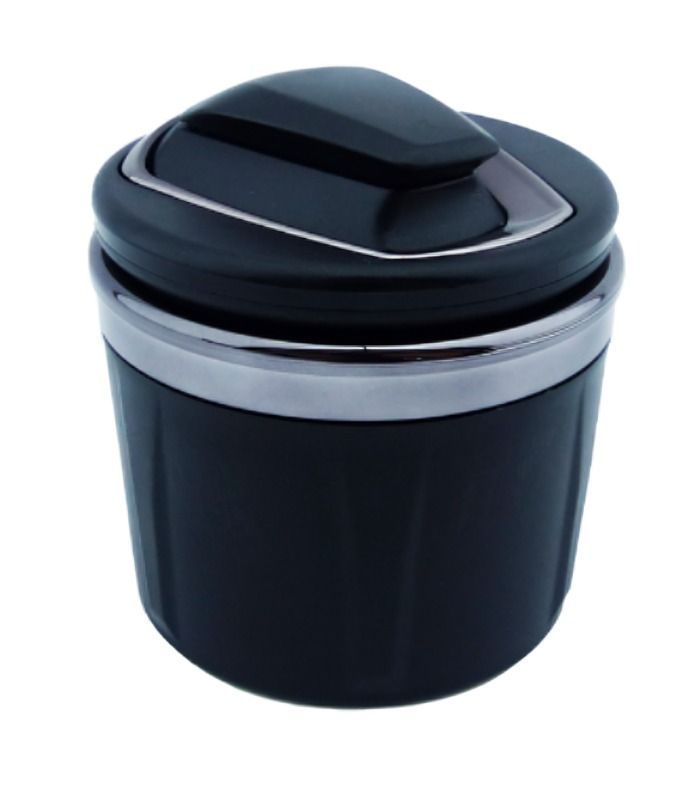 CENICERO PARA AUTO PORTATIL CON LUZ LED PORTA MONEDA-2