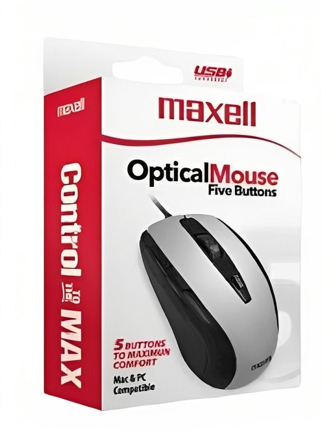  Mouse con Cable Maxell modelo MOWR-105-1