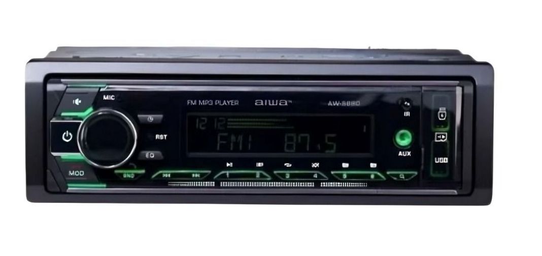 RADIO DE AUTO AIWA CON CONTROL REMOTO-0