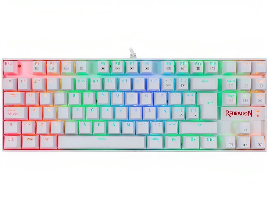 K552W-RGB-SP KUMARA WHITE TECLADO MECANICO RGB SW BLUE SP -0