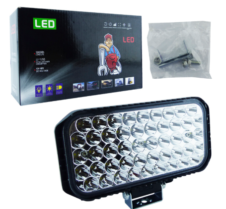 NEBLINERO LED 48 LED NEW LUZ BLANCA 96W 12/24V SET X 1 PCS-2