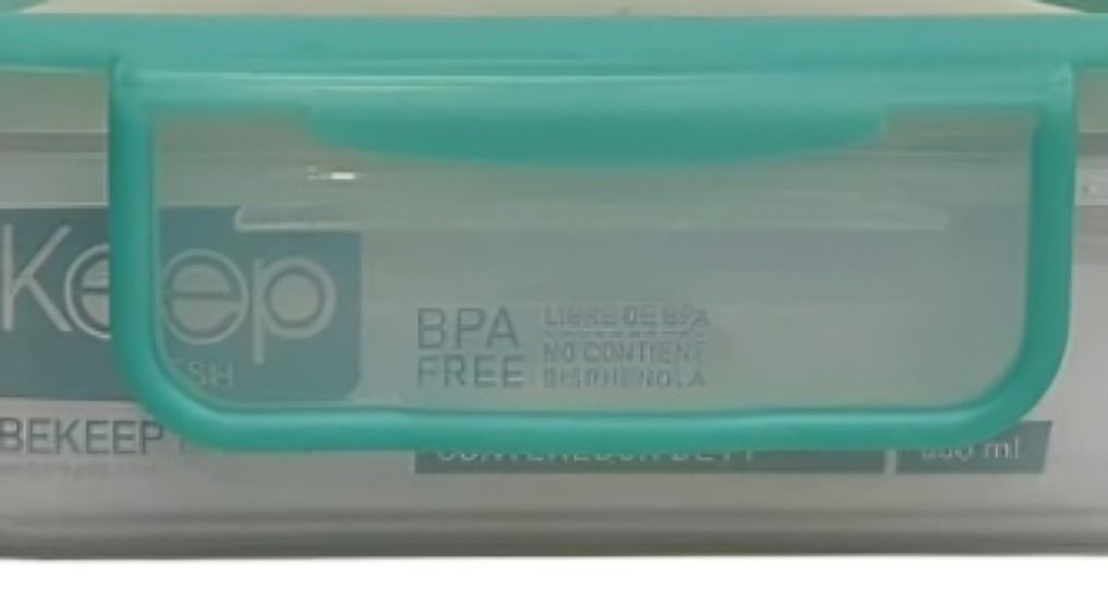HERMETICO PP 600ML CUADRADO VERDE-1