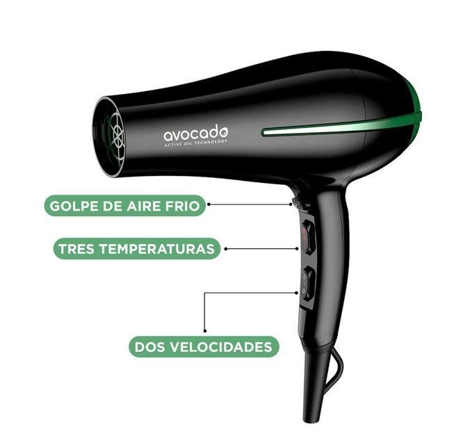 SECADOR DE PELO GAMA AVOCADO ST 220-1