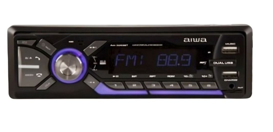 RADIO DE AUTO AIWA CON CONTROL REMOTO-0
