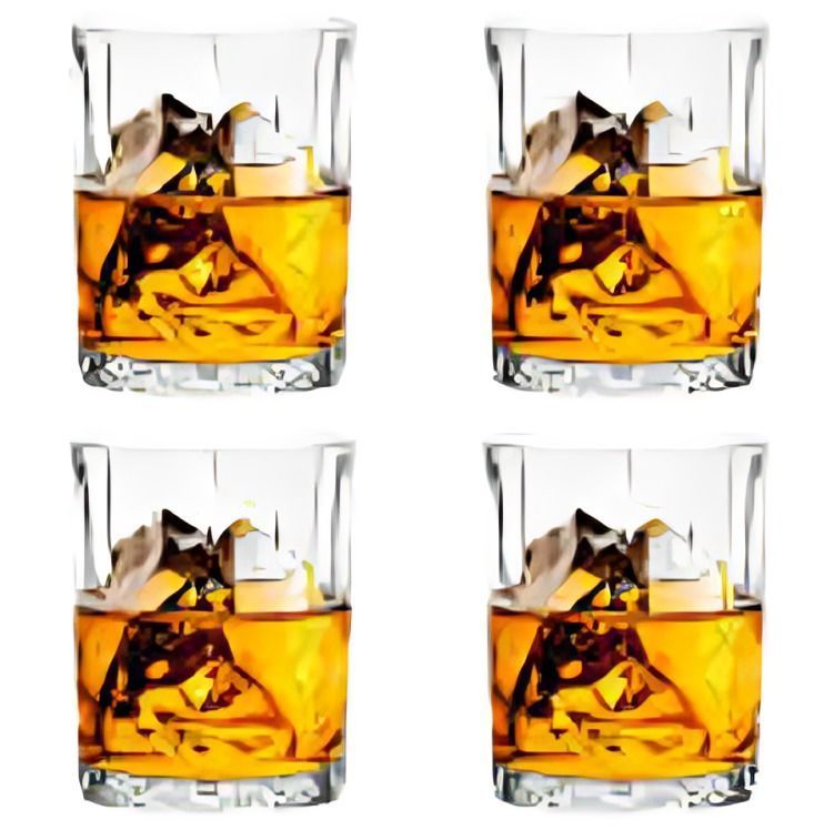 SET 4 VASOS WHISKY VINTAGE GLASSO-1