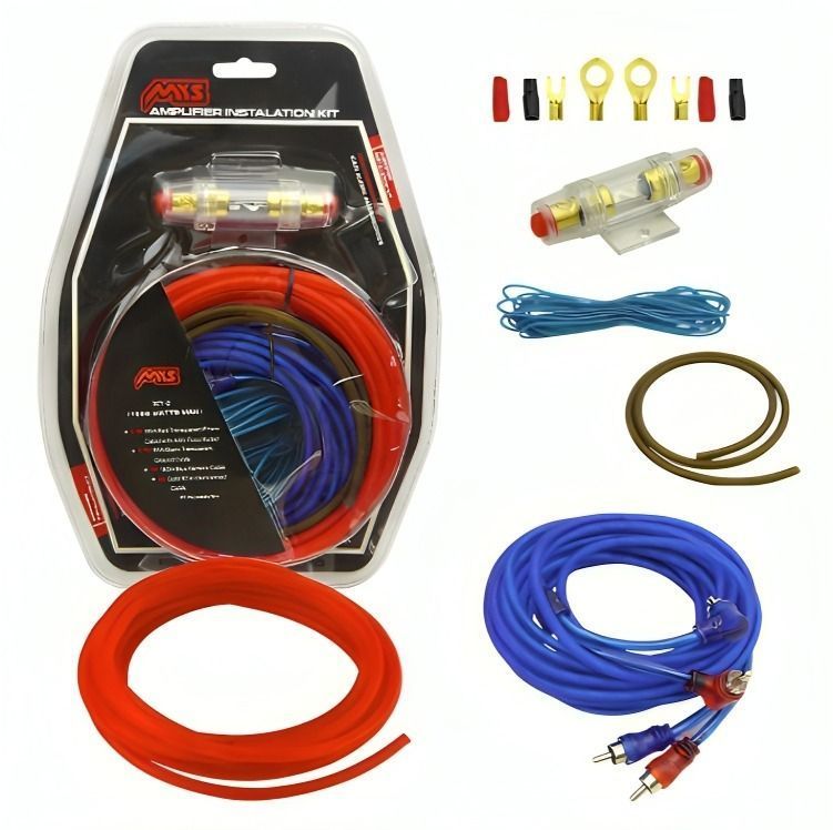 KIT CABLES PARA AMPLIFICADOR MOD.MY-8 1.500W EN BLISTER-2