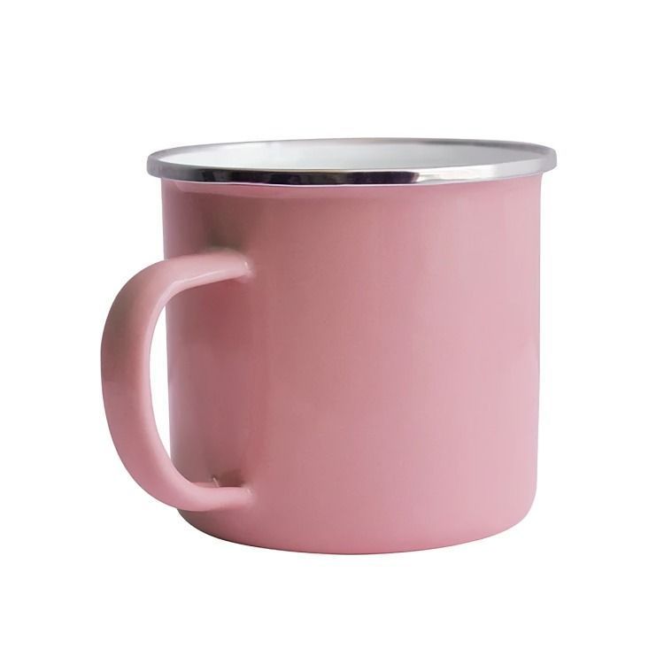 MUG METALICO 16OZ KEEP ROSADO