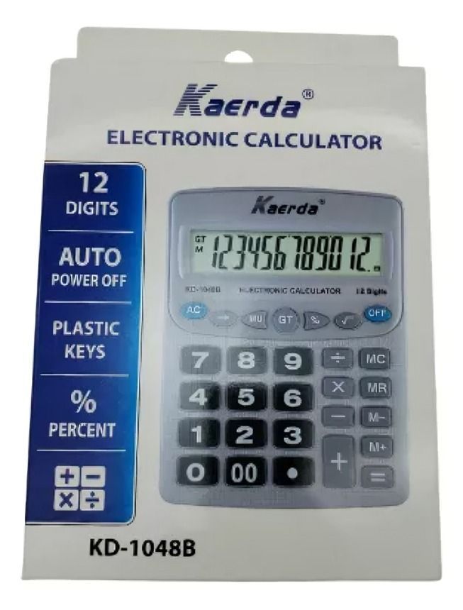 Calculadora 12 Digitos Kd-1048b-2