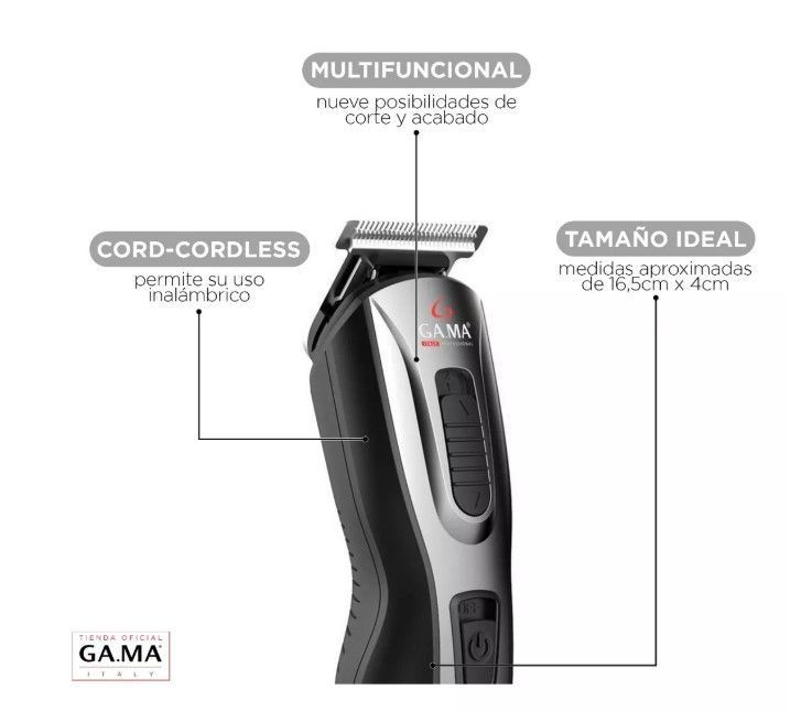 Cortadora de Pelo Multistyler Gama Gc625 Inalámbrico cortapelo-3