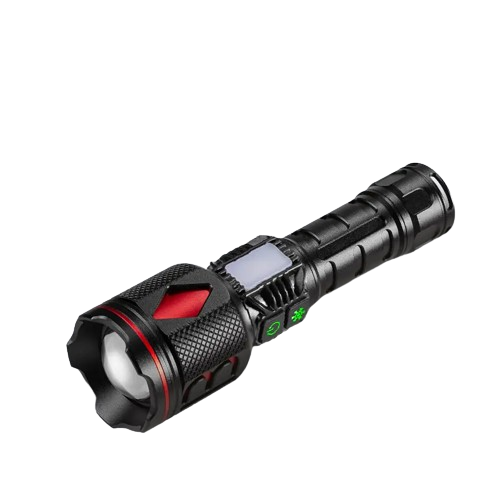 Linterna Tactica Led 30w Alta Potencia Con Luces Laterales-1