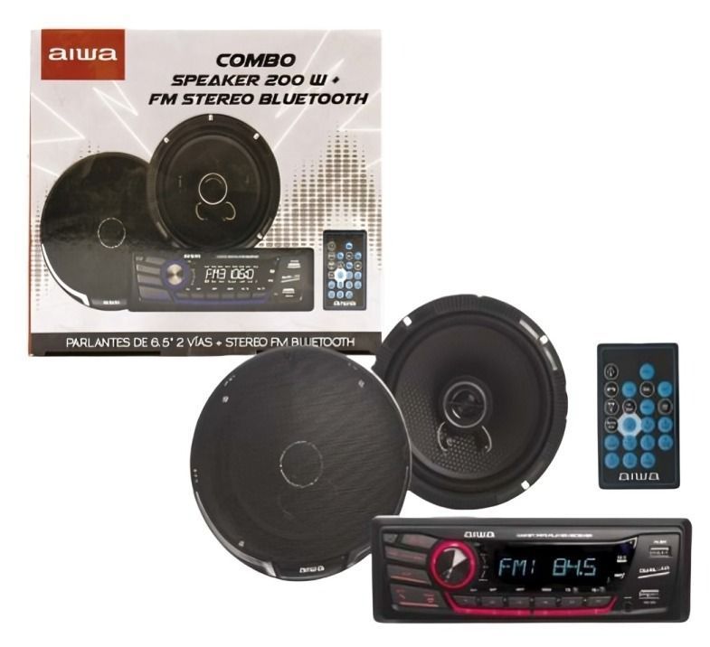 COMBO RADIO + PARLANTES 6.5" 2 VIAS -1