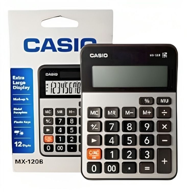 Calculadora Mini Escritorio Casio Mx-120b-0
