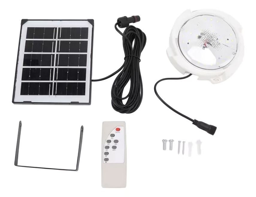 Foco LED Redondo Solar 50 LED con Control Remoto-1