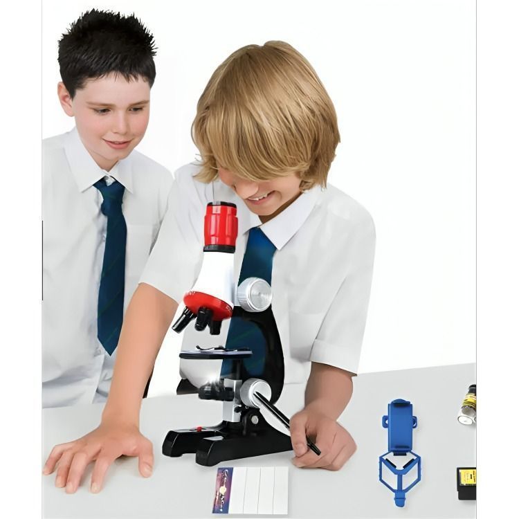 Kit De Ciencia Para Niños Microscopio Juguete Educativo-1