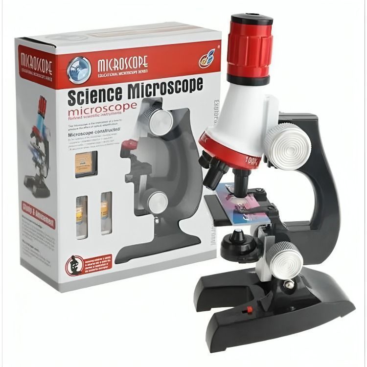 Kit De Ciencia Para Niños Microscopio Juguete Educativo-2