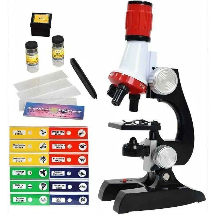 Kit De Ciencia Para Niños Microscopio Juguete Educativo-3
