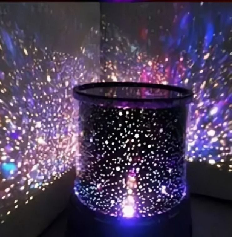 Proyector Lámpara Led Luz Cielo Estrella Espanta Cuco Decorativo-2