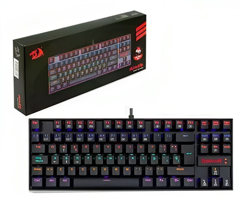 K552-KR-SP TECLADO KUMARA RAINBOW BLACK SWITCH ROJO SP-1