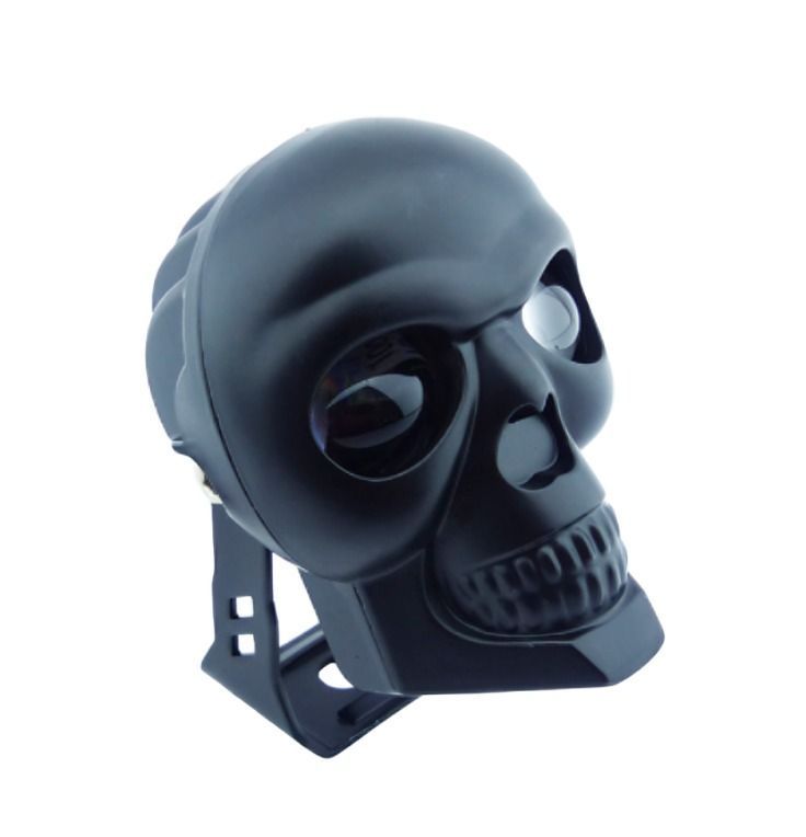 NEBLINERO LED PARA MOTO CALAVERA DUO COLOR AMBAR-BLANCO-0