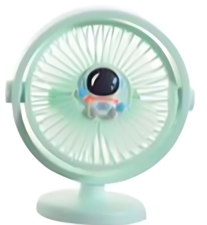 MINI VENTILADOR DE MESA COLOR VERDE-0