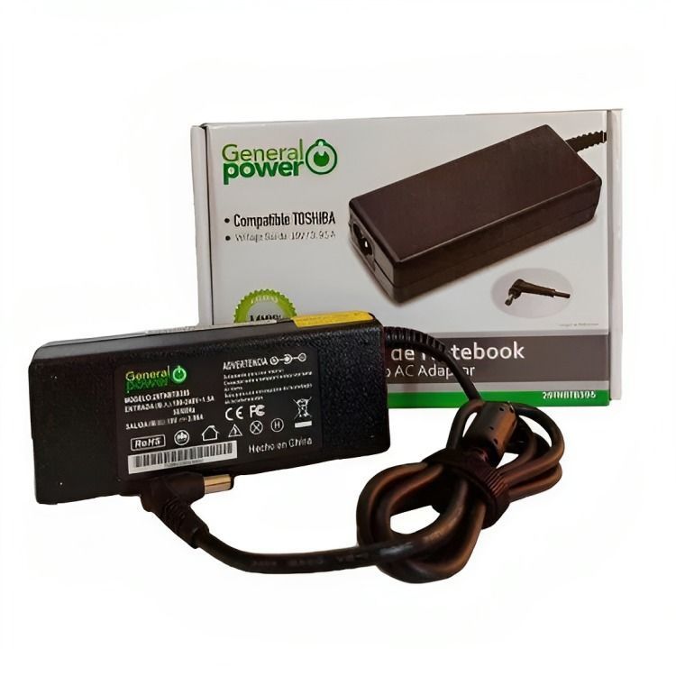 CARGADOR DE NOTEBOOK 19V/3.95A TOSHIBA -1