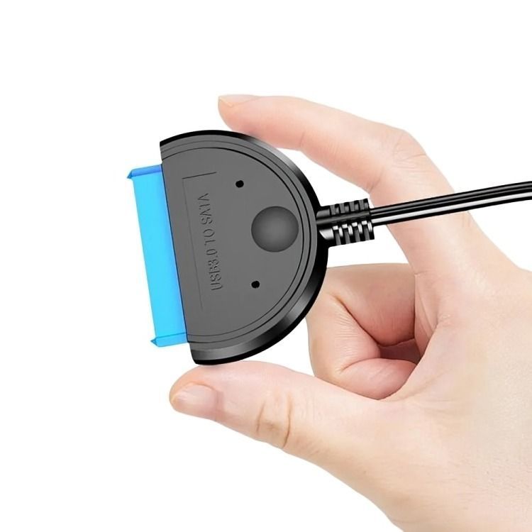 Adaptador Doble Usb 3.0 Disco Duro ssd Sata 2.5-0