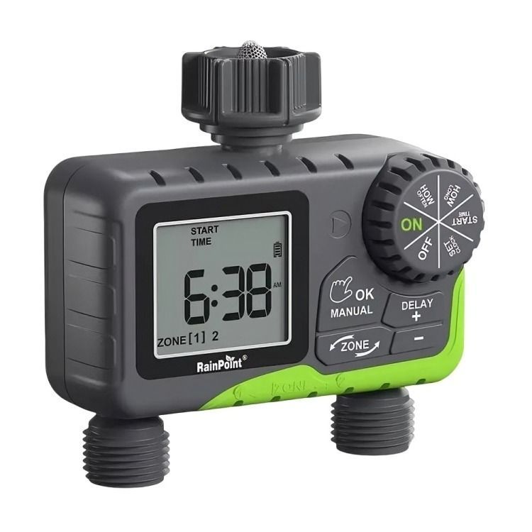 Programador Riego Automatico Controlador Digital 2 Zonas-1