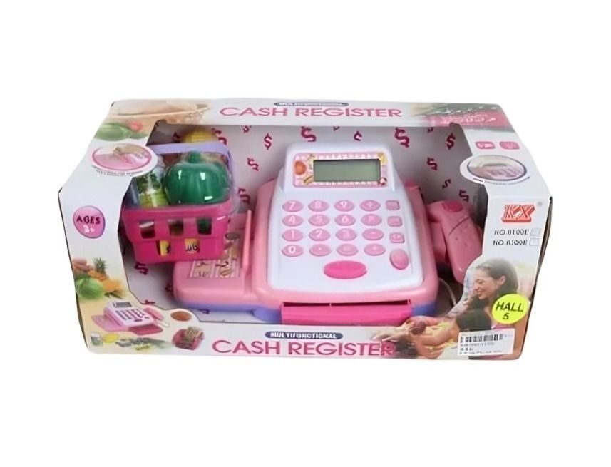Caja registradora rosada-1