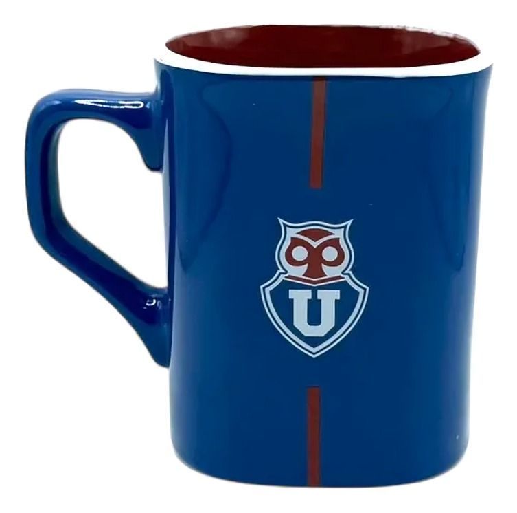 Tazon cuadrado  450ml  Universidad de chile