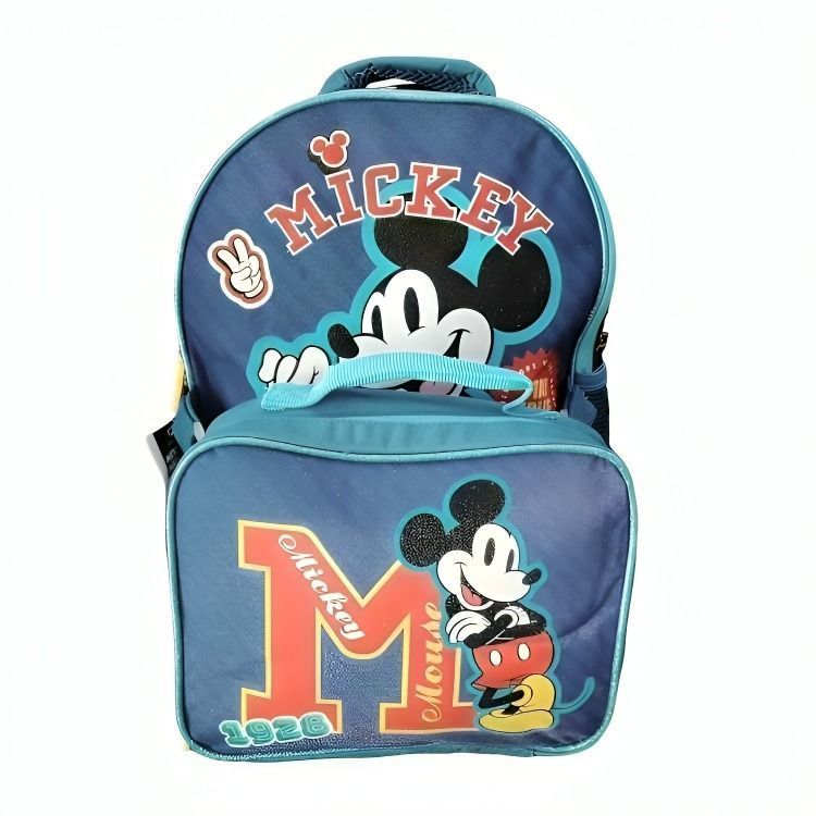MOCHILA CON LONCHERA MICKEY-1