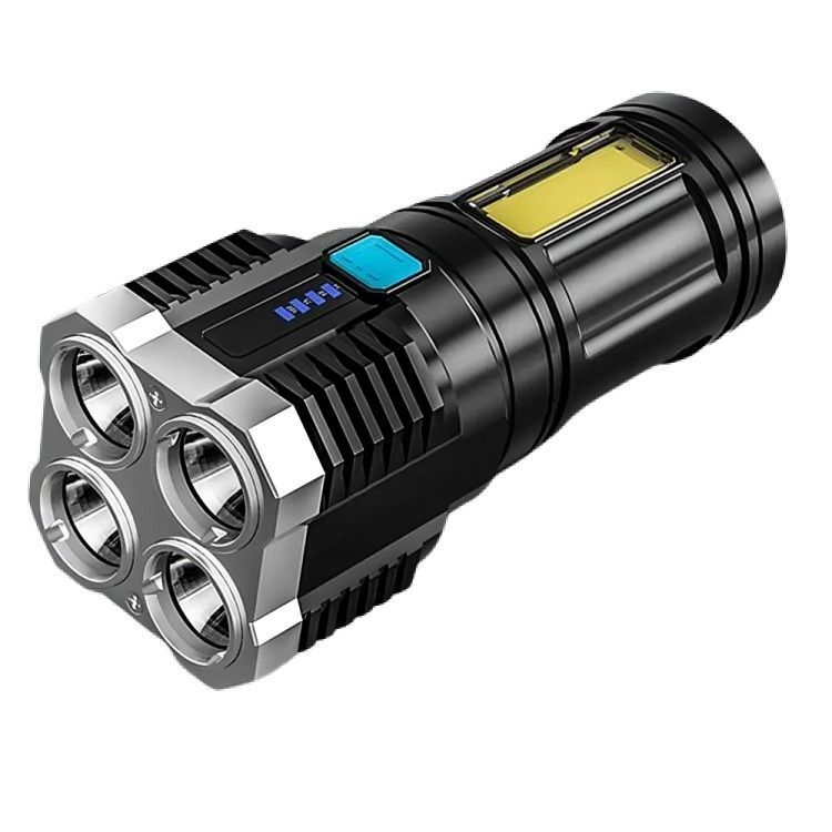 Linterna Led Recargable Alto Alcance 4 Led-0