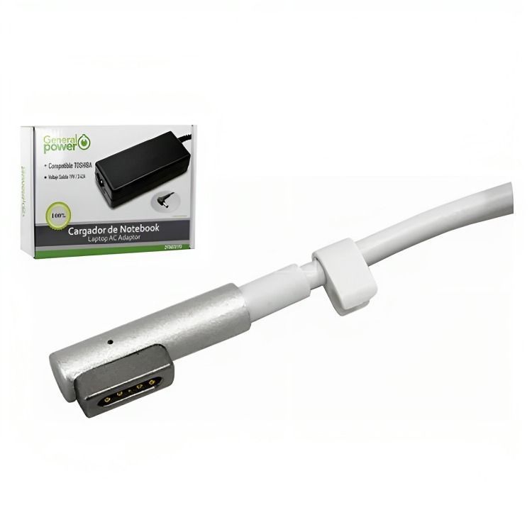 CARGADOR DE NOTEBOOK MACBOOK PRO 16,5V/ 3,65A. 60W. BLANCO-0