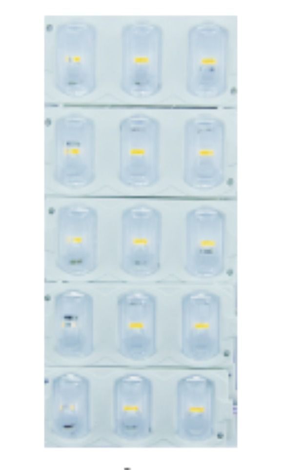 TIRA LED PLACA X 3 LED LUPA SET X 10 PCS CON ADHESIVO DISPONIBLE EN BLANCO