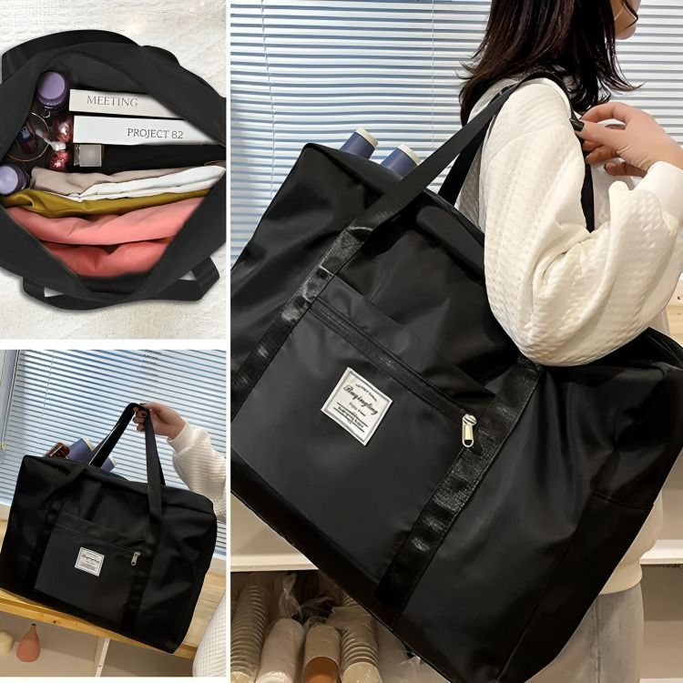 Bolsa de Viaje Impermeable Negro-1