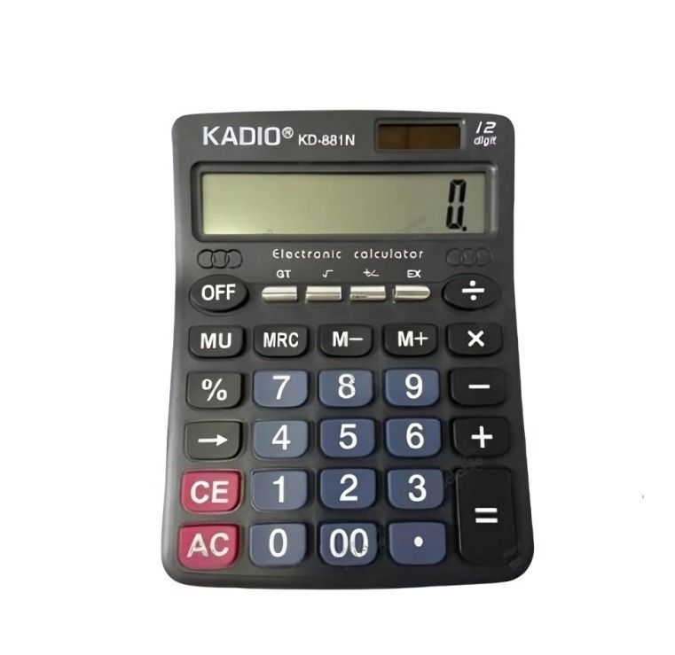 Calculadora 12 dígitos KADIO KD-881N-0