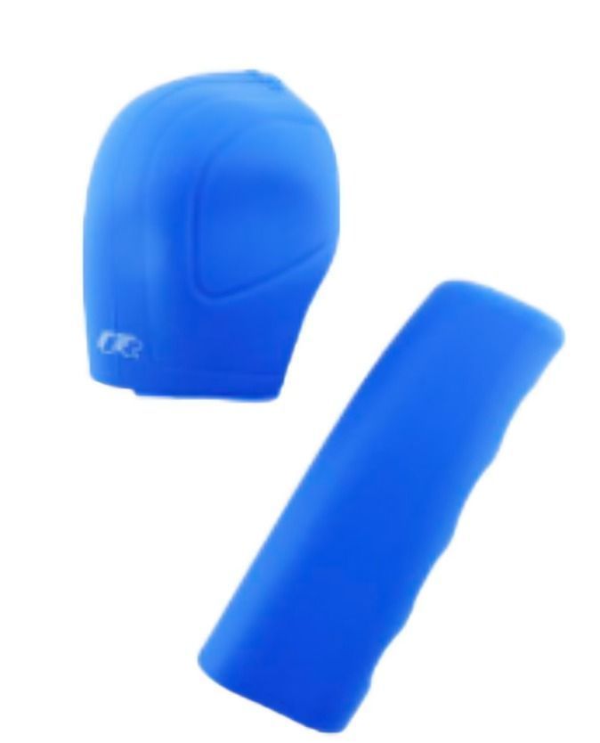 CUBRE VOLANTE SILICONA PARA AUTO SET X 3 PCS 5 AZUL-0