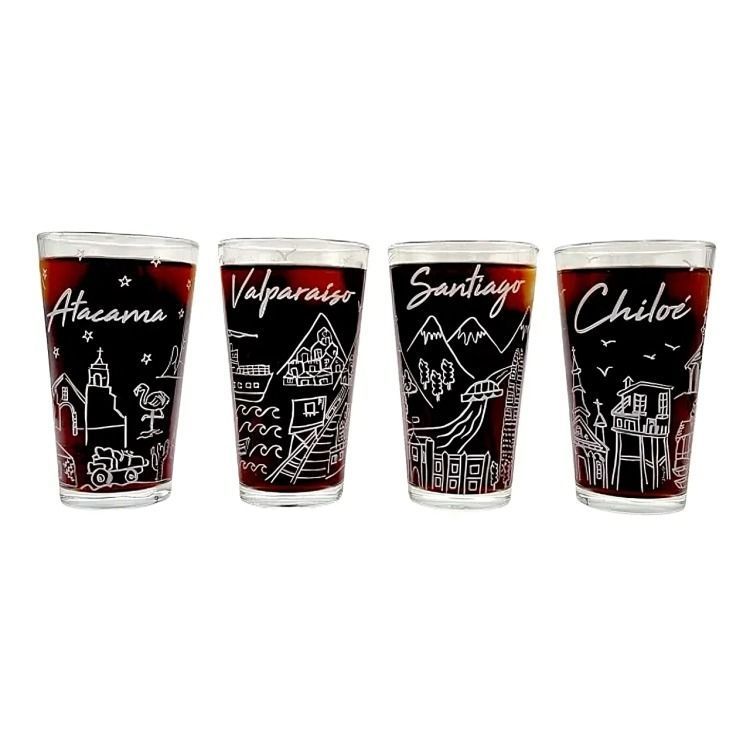 SET 4 VASOS CHILE COLLECTION GLASSO-1