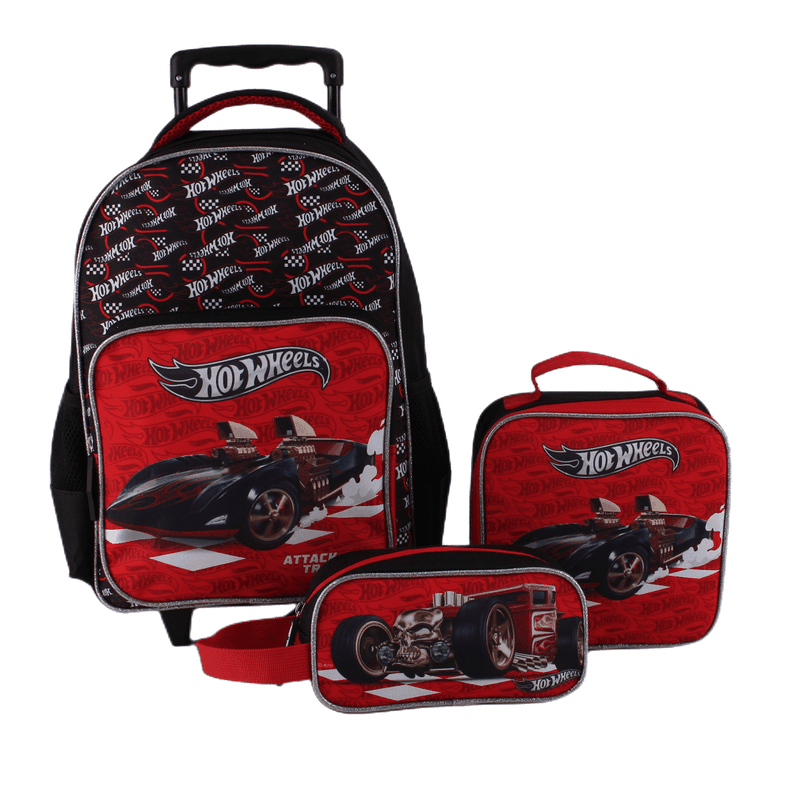 Mochila escolar set de 3 piezas (mochila + estuche  + lonchera) Disney negro-0