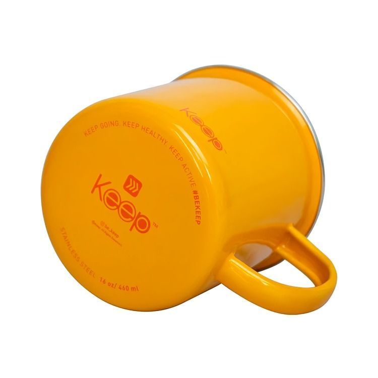 MUG METALICO 16OZ KEEP AMARILLO-1