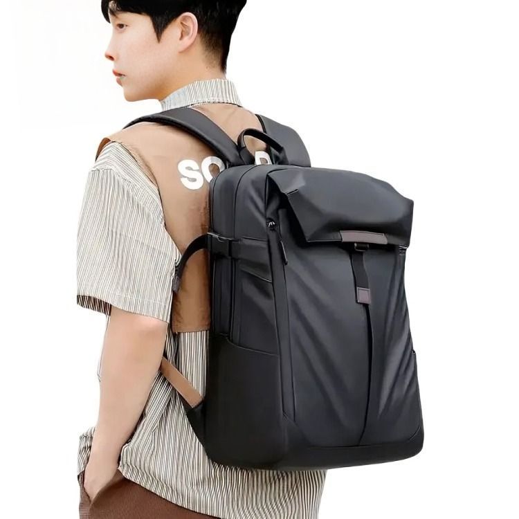 Mochila Para Viaje, Notebook, Expandible Para Balón Y Casco-1