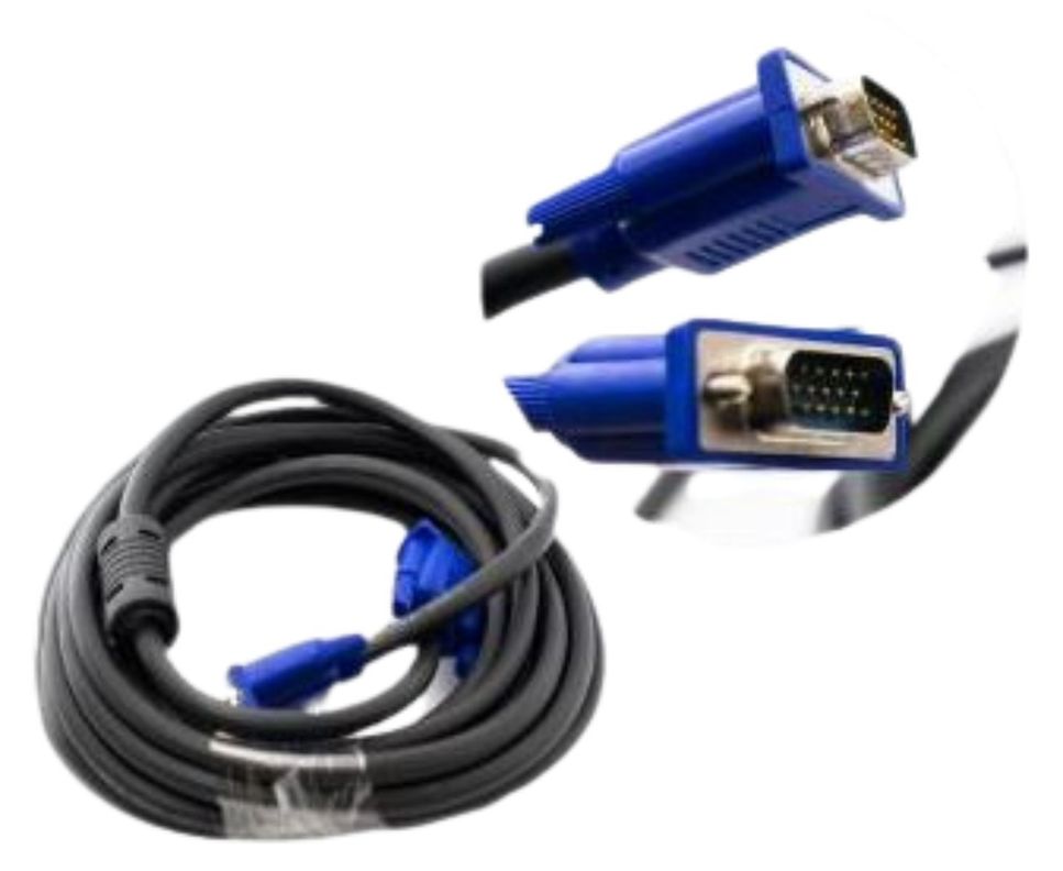 Cable Vga Ideal Para Conectar Monitor Tv Proyectores 5 Mts-0