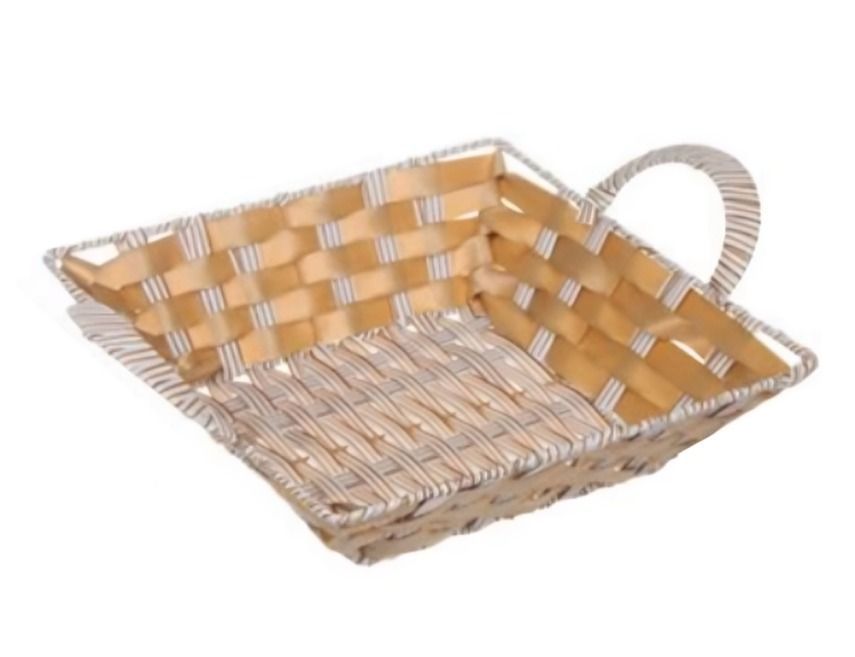 CESTA CANASTO DE MIMBRE DECORATIVO 34X26X6CM-0